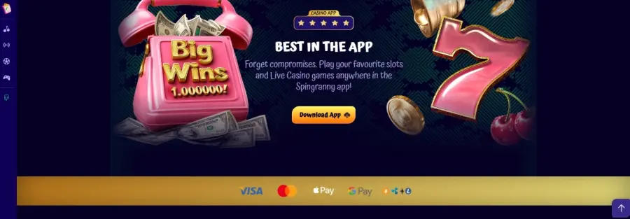 Spingranny - Jouez en ligne avec bonus 400€ et 200 tours